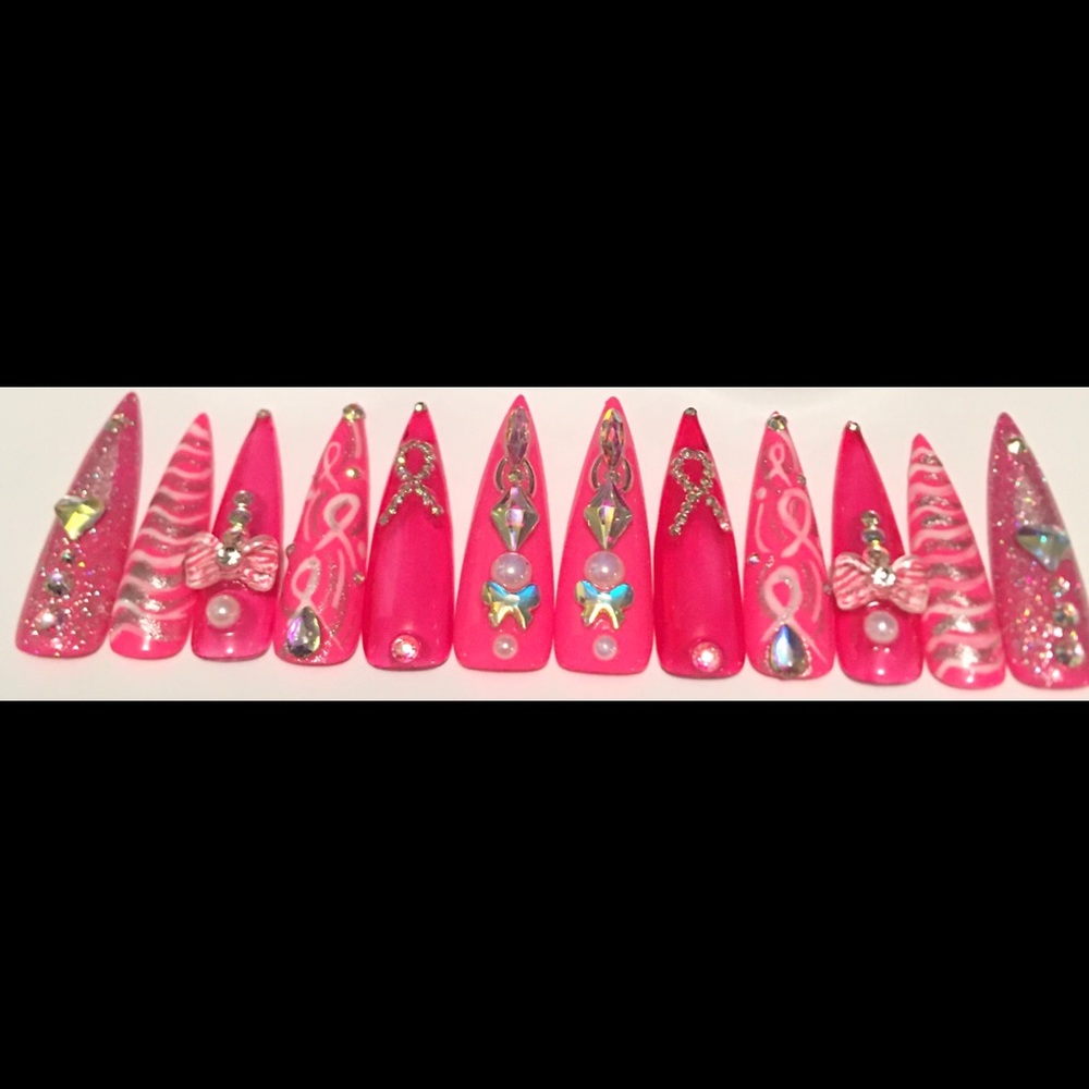 💗💞Pink 4@Purpose Press on Nails💗💞